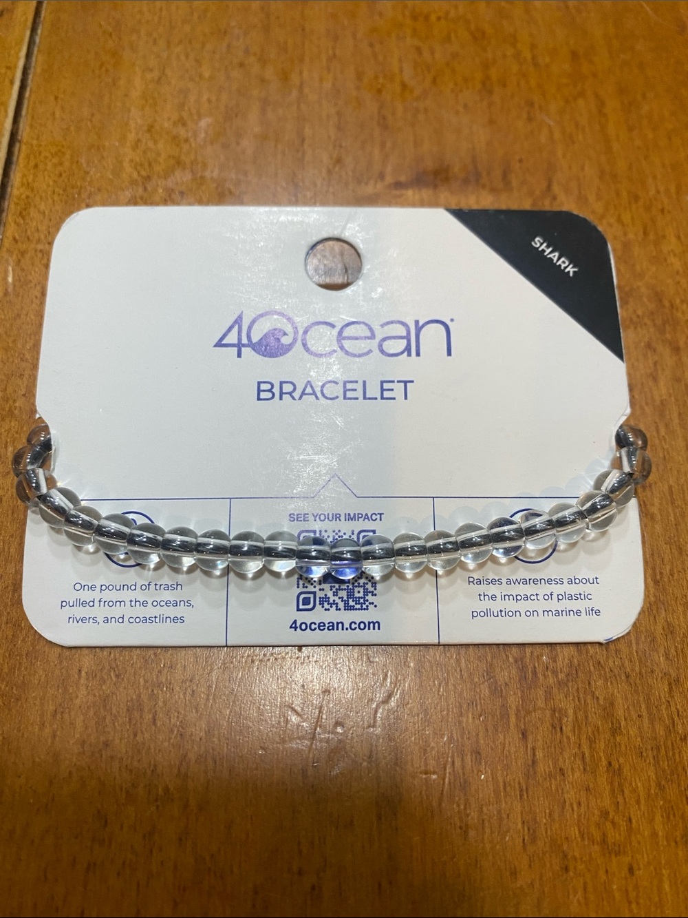4Ocean Bracelet. Helps clean the Ocean NWT